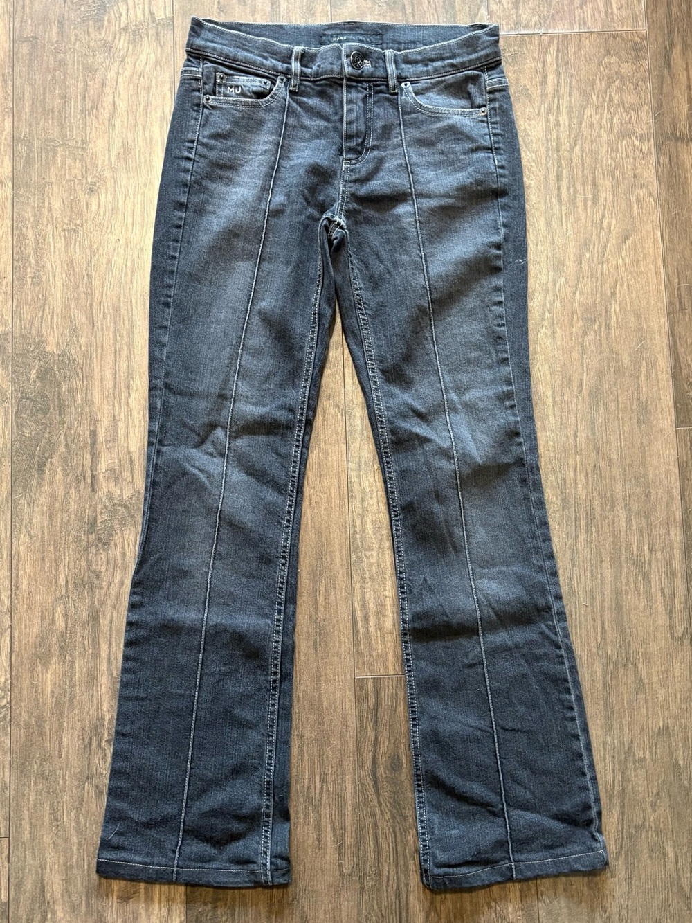Marc Jacob’s Women’s Black Seam-Front Jeans
